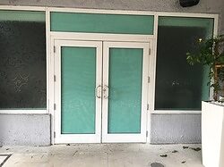 Home window with residential tint film installed